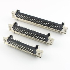 1Pcs SCSI Connector DB Female 50 68 100 Pin Right Angle Adapter Hole Welding