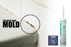 LOT 12-Tubes BioSeal Silicone Caulk Sealant- Kitchen & Bath Grade CLEAR