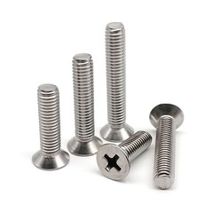 Phillips Flat Head Screw M3 M3.5 M4 M5 M6 M8 M10, 18-8 Stainless Steel, DIN: 965