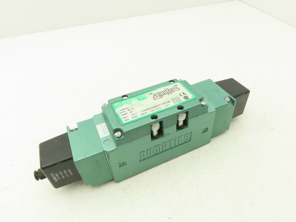 Numatics 134BB400KP14D30 Pneumatic Air Solenoid Valve 150PSI 110-120VAC