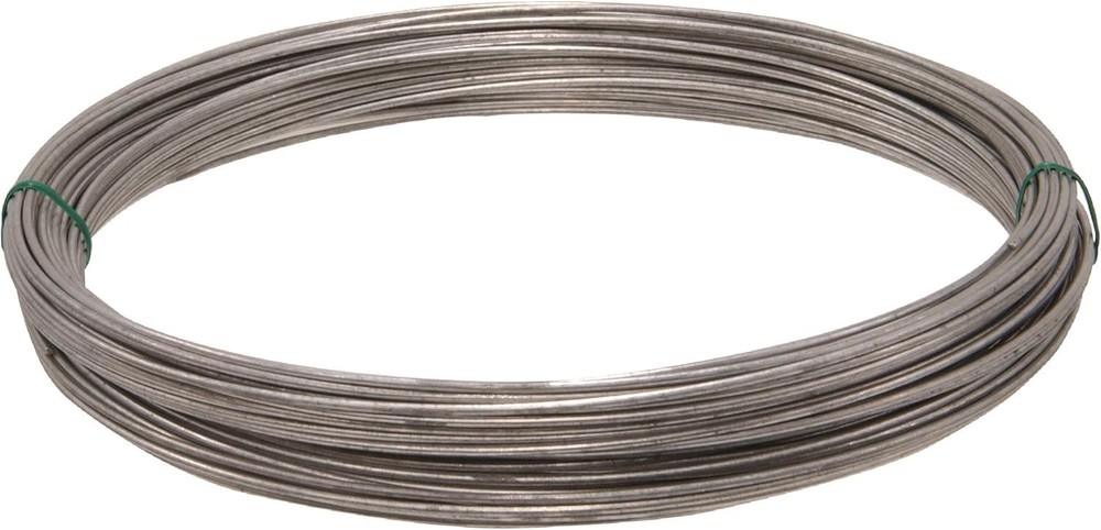 Galvanized Steel Wire 14 Gauge 100 Ft Coil for Fencing, Tying, DIY Projects
