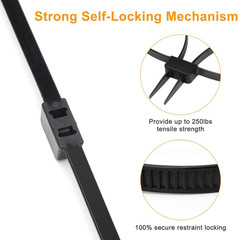Coitak Flex Cuffs, 10 PCS Zip Tie Handcuffs, Double Locking Zip Ties Restraints,