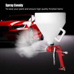 Air Hopper Spray Gun Texture Tool Drywall Wall Painting Sprayer 3 Nozzle
