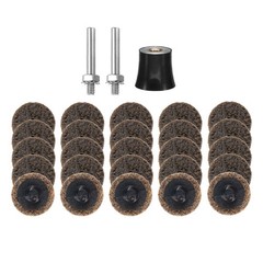 27pcs Quick Change Discs Set 1″ Roll Lock Sanding Discs Coarse with Disc Holder