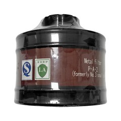 40mm Gas Mask Filter- Emergency Preparedness, Industrial Use, Sealed P-A-2 NEW