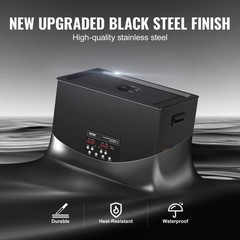 VEVOR Ultrasonic Cleaner 30L Cleaning Machine with Timer Heater & Basket 600W