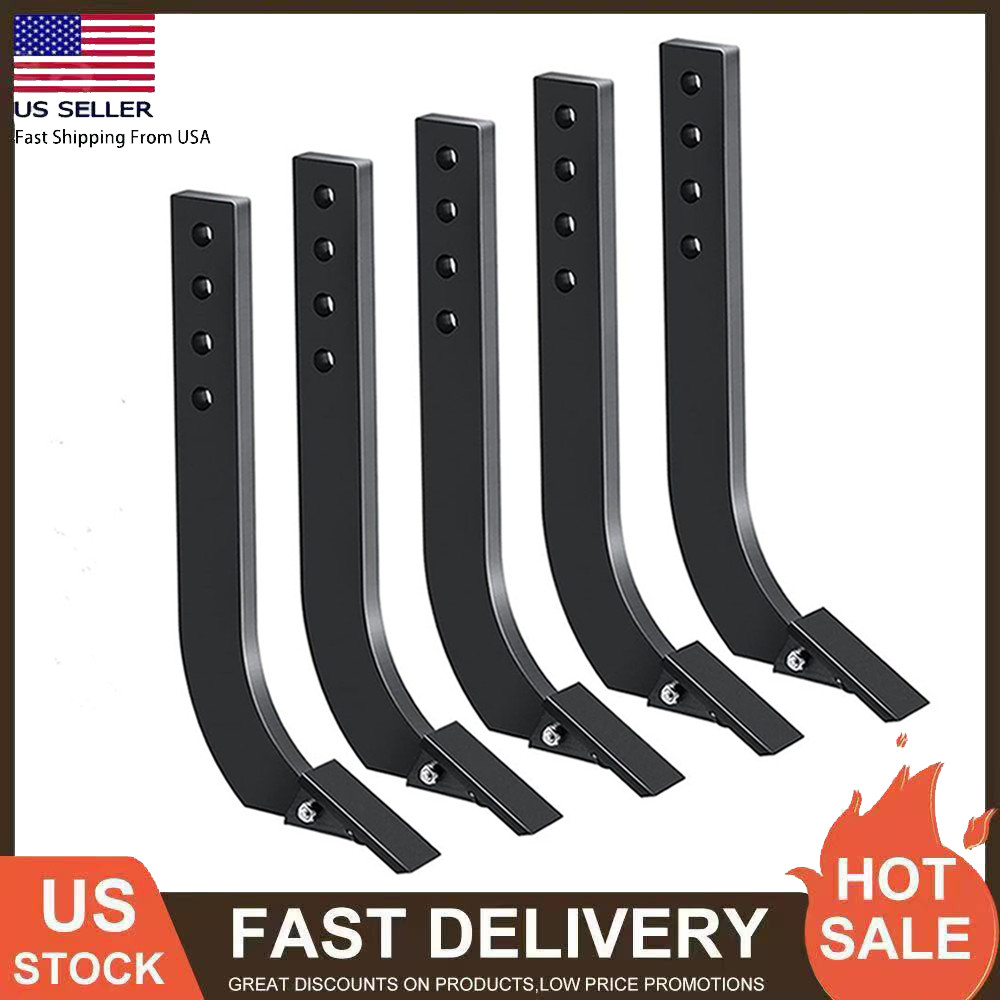 5 PCS Box Blade Shank for Tractor 18″ Ripper Shanks Scarifier Tooth with 4 Holes