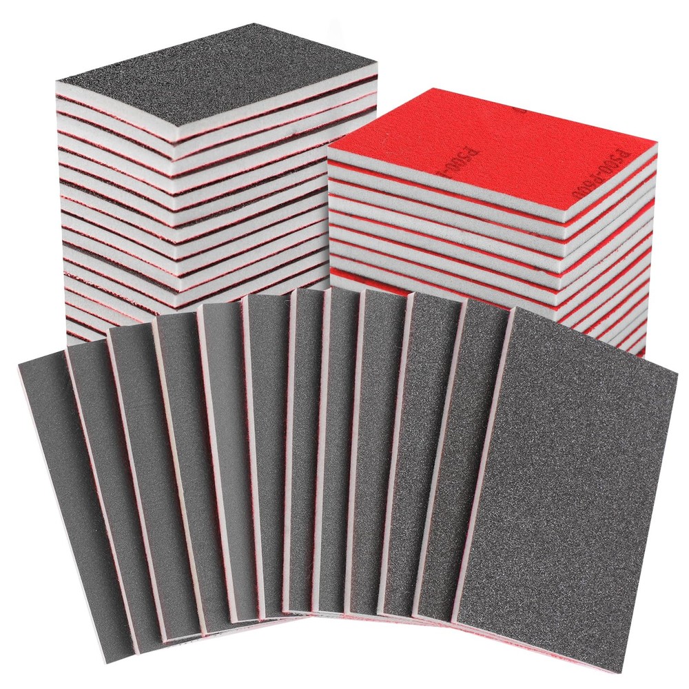 24PCS 3 x 4 Inch Sanding Sponge Set, 120-3000 Grit Soft Foam Hand Sander…