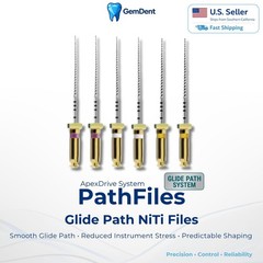 GemDent ApexDrive PathFiles NiTi Glide Path Files Endo Rotary Assorted #13-#19
