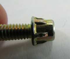 0.95 LB M6 x 1.0 Splined Hollow Head Security Screws Assorted Lengths 12MM 20MM