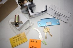 SARGENT 28 65G37 Satin Chrome Cylindrical Lock 6500 Classroom Lever Door Lock