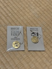 Traveler’s Factory Kyoto Limited Notebook Brass Tag TRAVELER’S Company Set of 2