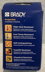 Brady M21-375-C-342 Heat Shrink Tubing For M210, M210-LAB, M211, BMP21-PLUS More