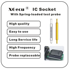 XGecu BGA24 6X8mm 5X5 and 4X6 Ball universal adapter IC socket withSpring Probe