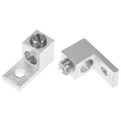 50 Pack Aluminum Mechanical Lugs Tin Plated 14-2/0 AWG Electrical Connectors Set