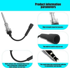 2Pcs Inline Spark Plug Tester, Small Motor Vehicle Engine Ignition Color: 2Pcs