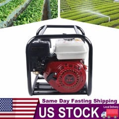 2″ Inch 6.5HP Gas Water Semi Trash Pump Gas-Power Water Irrigation Transfer Pump