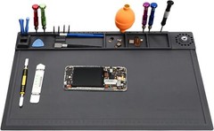 Large Silicone Soldering Mat BGA Gun Heat Resistant for Solder Station Magnetic
