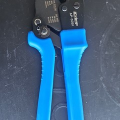 iCrimp AP-50BI Hand Crimper #2-#8AWG Blue Handles Red Blue Gray Brown Die
