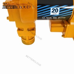 Fuel Transfer Pump 20GPM Diesel Gasoline Kerosene Car Truck Tractor + Flow Meter