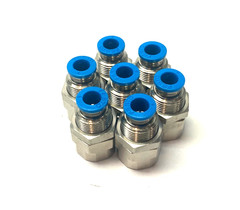 Festo QSSF-1/4-6-B Bulkhead Push-In Fitting G1/4″ x 6mm Tube 153164 LOT OF 7