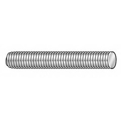 Zoro Select 45263 Fully Threaded Rod, 1/2″-20, 1 Ft, Steel, Low Carbon, Plain