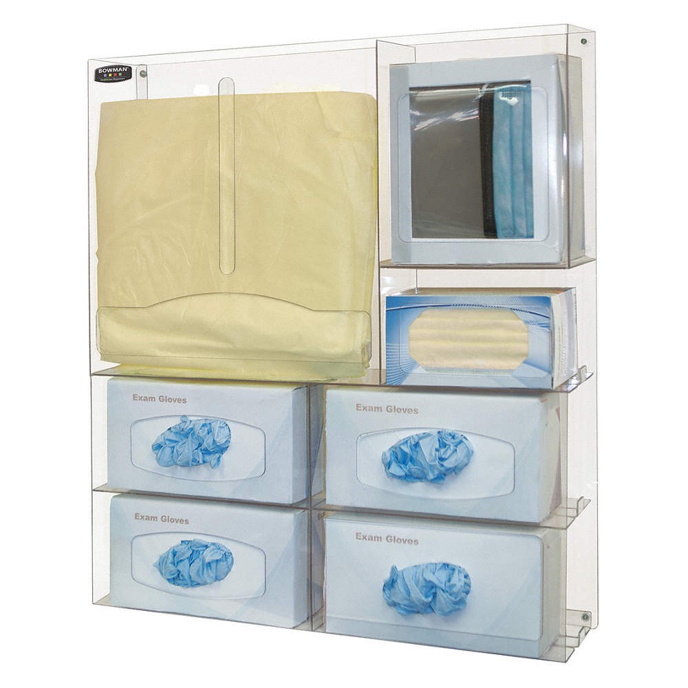 BOWMAN DISPENSERS PS016-0111 Protection System,Clear,23 3/8″ W 34GF49