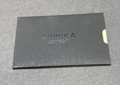 Shinola Medium Journal iPad Mini Cover w/o Tab Natural Leather Wallet