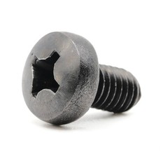 Stainless Screws for Audi A4 License Plates (Set of 4, Black, Rear)