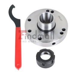 ER32 Collet Chuck 100mm Diameter Compact Lathe Tight Tolerance with 1 ER Wrench