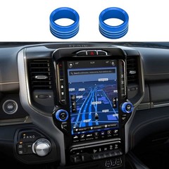 RZXKK Radio Knob Cover Compatible with Dodge Ram 2019 2020 2021 2022 Center C…