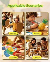 Upgraded Kids Cardboard Cutter, Safe Bladeless STEM Building Machine