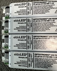 eldoLED Optotronic OTi20 20W LED Driver 120‑277V Programmable Set of 4