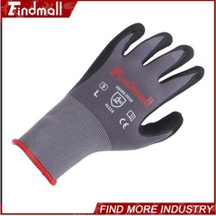 Findmall 12 Pairs L-Size Safety Work Gloves MicroFoam Nitrile Coated Foam Gloves