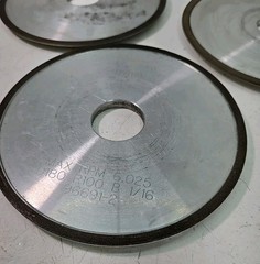 Lot of 3-Standard Diamond 6 “x 1.25” Type 12-Dish Diamond Grinding Wheel – USA-D