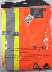 Pioneer Hi Vis Men’s Engineer Style Surveyor’s Safety Vest – Orange/Yellow – 2XL