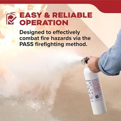 Fire Extinguisher for Vehicles Cars Trucks Single-Use 5BC ‎3.2 pounds
