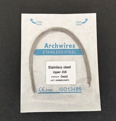 10Packs Dental Super Elastic/Stainless Steel/Thermal Activated Round Arch Wires