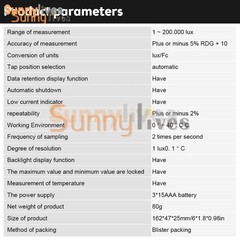 Digital Luxmeter Light Meter Illuminance Meter Handheld Ambient Photometer US