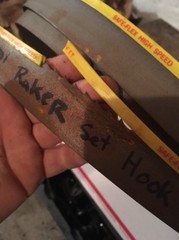Starrett 14’6″x1-1/4x.042″ 174″ 3 Tooth Raker Hook Safe-flex HSS Band Saw Blade