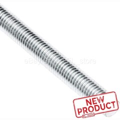 All Thread Rod 1/4-28″ Fully Threaded Rod 36″ Zinc Plated Steel 3 Feet Long NEW