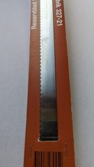 Sandvik Butcher Meat Bone Saw Chrome Steel Blade Sweden Vintage Replacement