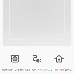 8×16 Inch White Drywall Access Panel ABS Plastic Wall Ceiling Door Plumbing