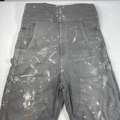 Carhartt Rugged Flex Relaxed Fit Canvas Bib Overall DISTRESSED! 102987 32×34