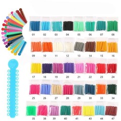 1040 Pcs Dental Orthodontic Ligature Ties Elastic Braces Rubber Bands Ligaduras