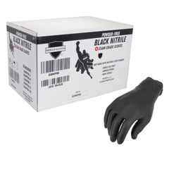 [1000 PCS] Black Nitrile Gloves, Powder-Free, 6 Mil (Latex Free) Size: XL