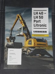 Liebherr material handling machines LH50, LH 40 brochure from 04/2024 (LH 144)