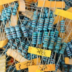 500Pcs 50 Values 1% 1Ω~10MΩ 1W (1 Watt) Metal Film Resistor Assortment Kit Set