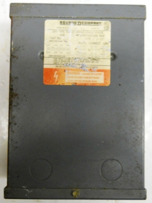 SQUARE D TRANSFORMER DRY TYPE 1 PHASE, 1 KVA, TYPE S, 60 Hz, 1S1F
