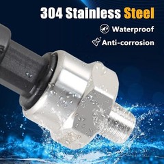 5V Fuel Pressure Transducer 100/150/200/300/500/1000/1600Psi for Oil Air Water